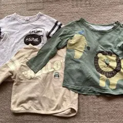 子供用長袖テイシャツ３枚