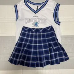 ディズニー　モンスターズインク　制服風　ベスト　ミニスカート　H&Mのサムネイル