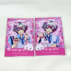 悪魔執事と黒い猫 あくねこ テーマパークデート チェキ風カード アモン