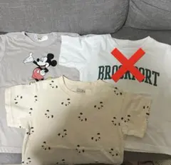 プティマイン 100 パンダ ミッキー Tシャツ