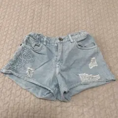 ZARA デニムショートパンツ　140