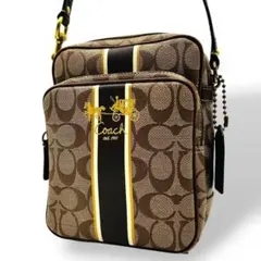 【良品】COACH　コーチ ショルダーバッグ　ブラウン　型番12579　PVC