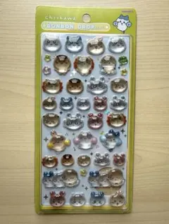 【正規品】ボンボンドロップシール　ちいかわ　みんなニコニコ　ボンドロ