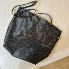 美品GHERARDINI紺 合成皮革 ショルダーバッグ