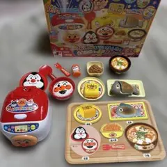 アンパンマン 炊飯器　おしゃべりすいはんき　和食セット　おにぎり　おままごと