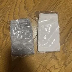 足袋型ソックス 2足セット グレー ホワイト