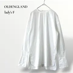 OLDENGLAND／クルーネック プルオーバーシャツ ロングカフス スリットのサムネイル