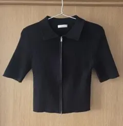 INGNI　イング　ティシャツ　ニット　半袖　ジッパー