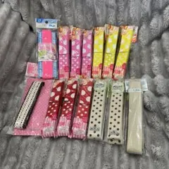 手芸用リボンセット　多色　14個セット