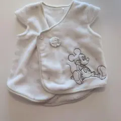 ミッキーマウス刺繍フリースベスト