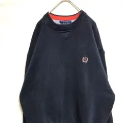 【90s】tommy トミーヒルフィガー　セーター　エンブレム
