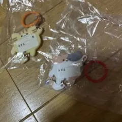 【新品・未開封】ガチャ しっぽふりふり おにゃまえちゃーむ 2点セット