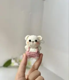 と*ん様 ハンドメイド あみぐるみ くま ちゃん - メルカリ