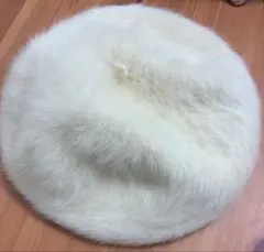 Ray Cassin ホワイト ベレー帽 Fサイズ