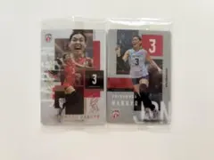 バレーボール 日本代表 島村春世 ウエハース 2枚セット