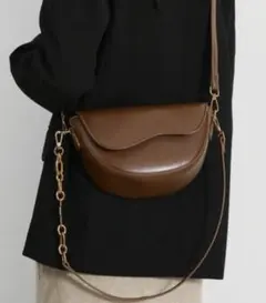SHEIN ショルダーバッグ ブラウン