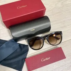 極美品 Cartier サングラス 度なし トリニティ フルリム ヴィンテージ