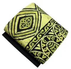 ユ131名古屋帯 全通　幾何学模様 正絹 着物帯　仕立て上り　美品