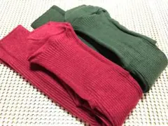 ハイソックス 緑