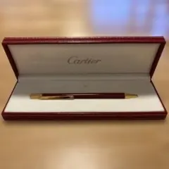 T04/125 Cartierカルティエ ボールペンゴールドツイスト式筆記用具
