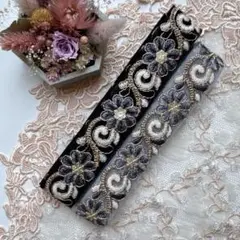お買得インド刺繍リボン各1.5メートル合計3メートル