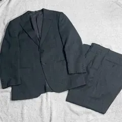 メンズスーツ　上下セット　96 AB5 サイズ チャコールグレー チェック柄