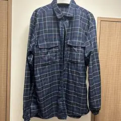 O*n様 mont-bell XL ネルシャツ ネイビー チェック柄