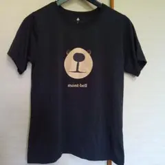 美品 ✨️ mont-bell モンタベア フェイス Tシャツ ブラック Lのサムネイル