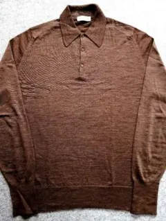 【美品】JOHN SMEDLEY ジョンスメドレー ポロシャツ ウールニット