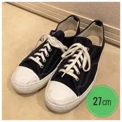 Champion ネイビーキャンバススニーカー 27cmのサムネイル