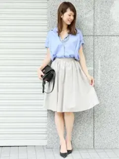 DOORS コットンギャザースカート