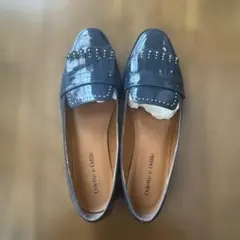 Odette e Odile ネイビー エナメル ローファー 超美品