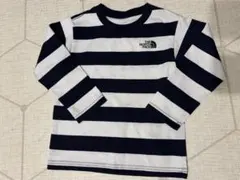 THE NORTH FACE 長袖カットソー 110cm ネイビーとホワイト