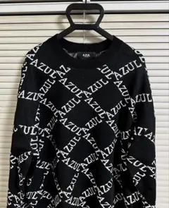 AZUL by MOUSSY ロゴニット セーター Freeサイズ