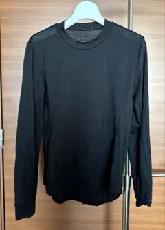 ヒートテック ★ ウールブレンド クルーネックT マメクロゴウチ XS 　黒 ④