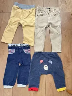 ミキハウス　ズボン　ホットビスケッツ　４本セット　80