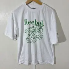 【 8885番】Reebok リーボック Tシャツ ホワイト メンズM