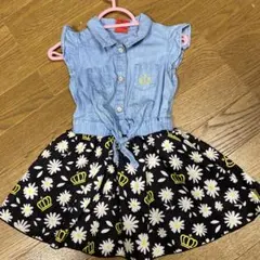 BABYDOLL シャツワンピース 90cm