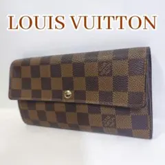 ルイヴィトン ダミエ ポルトフォイユ サラ 長財布　 N61734/CA2088