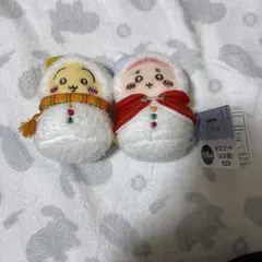 エニマイくじ ちいかわ E賞 雪だるまマスコット うさぎ 古本屋