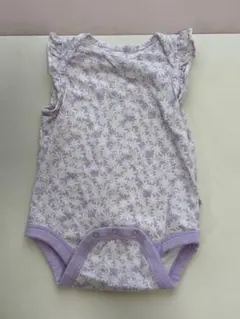 baby GAP 花柄ロンパース 70サイズ相当 オーガニックコットン　肌着にも
