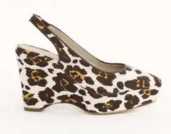STELLA McCARTNEY レオパード柄 ウェッジソール パンプスのサムネイル
