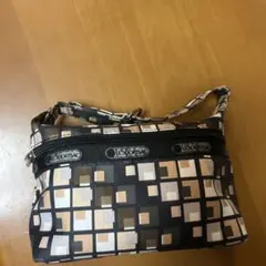 LESPORTSAC 幾何学模様ポーチ