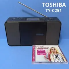 TOSHIBA TY-C251 東芝　CDラジオ　動作確認済　CDオマケ付き