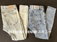 BERSHKA DENIM スキニージーンズ 2本セット