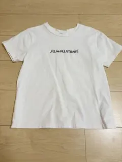 JILL by JILLSTUART ロゴ刺繍 半袖Tシャツ ホワイト
