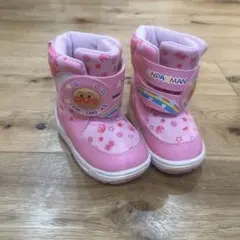アンパンマン ピンク キッズ　スノーブーツ　14センチ