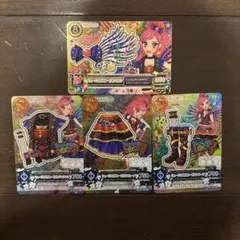 アイカツカード ミュージカルスコーピオンジャケット、スカート、ブーツ、リボン