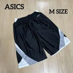 アシックス　ハーフパンツ ショートパンツ バスケ　バスパン　サテン生地　M