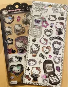 【国内正規品】サンリオ　ハローキティーシール2枚セット　平成はっぴー
